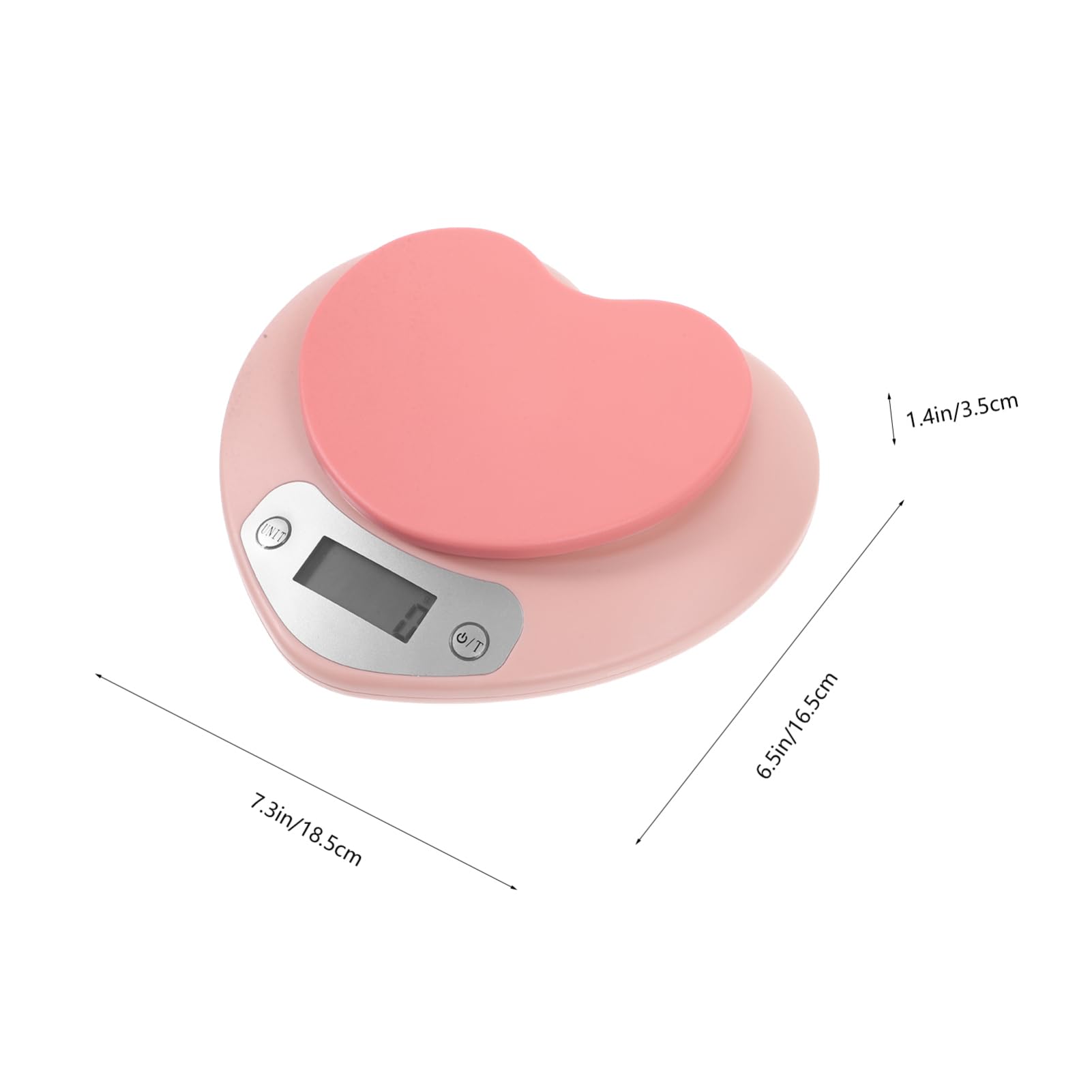 Sosoport Báscula Electrónica de Cocina Precisa 1 Plástico Multiusos Diseño Compacto para Hornear y Cocinar Báscula Digital Portátil