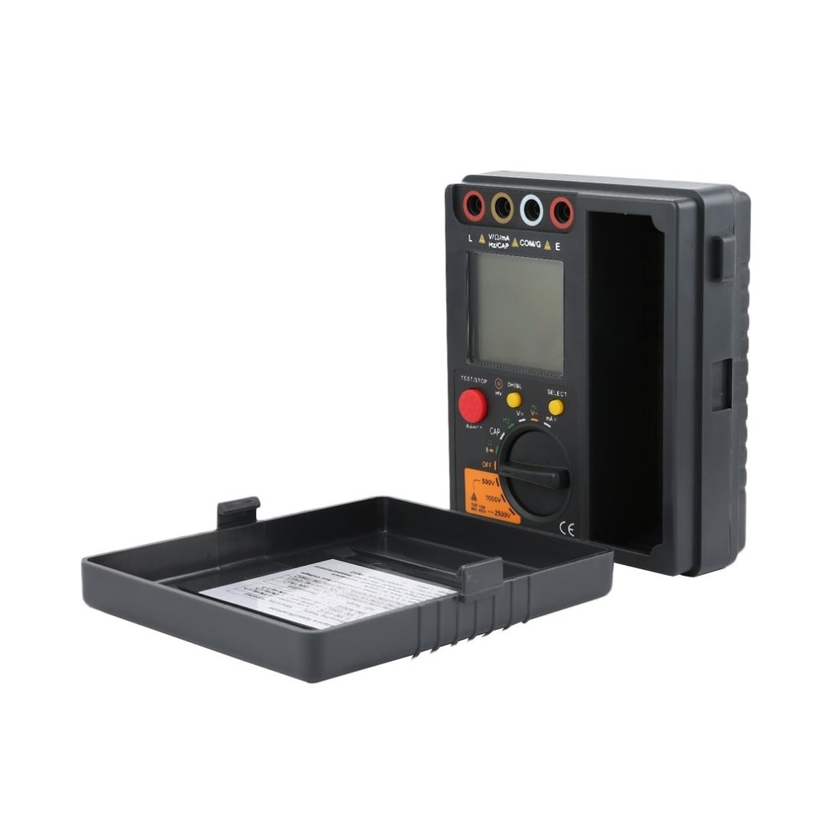 Megger, Multímetro Digital 2 en 1 + medidor de resistencia de aislamiento, prueba de retroiluminación, megóhmetro, voltímetro, probador de ohmios