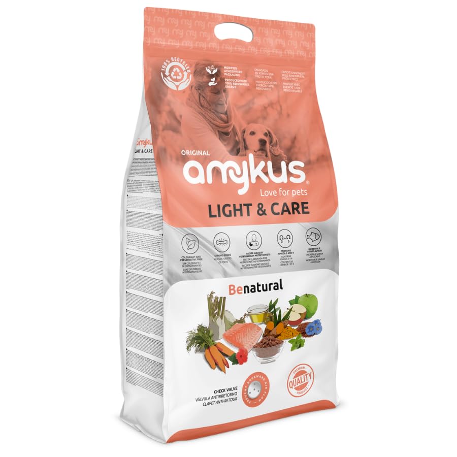 Original Light & Care 3 kg | Pienso Light para Perros Adultos y Senior | Control de Peso | Pollo y Pavo | Bajo en Grasa