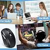 Mouse Inalámbrico Macarrie 20 Unidades para Laptop 1200dpi Mouse Inalámbrico para Computadora al por Mayor con 6 Botones Incluye Receptor USB Compatible con Windows, PC, Computadora 7