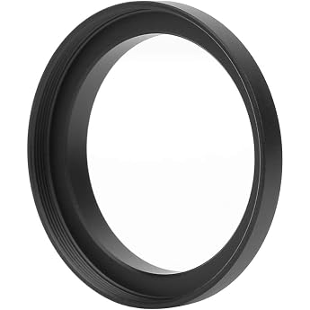Telescope Adapter Ring,1PC Black M48mm M42mm Adapter Ring Aluminum Alloy Astronomical Telescope Accessories