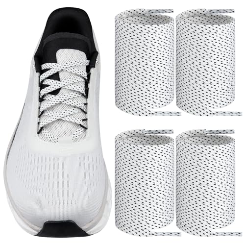 Image of Endoto 2 Pairs Shoe Laces for ON CloudMonster, 7MM Flat Shoelaces Replacement Women Men Sneakers Strings