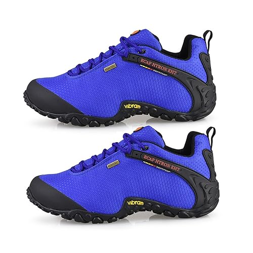 KtEli Men's Hiking Shoes, Casual Trekking Boots, Climbing Trail Shoes,Work Shoe Lightweight Low Top for Outdoor Trailing Trekking Walking (Color : Navy Blue, Size : 39)