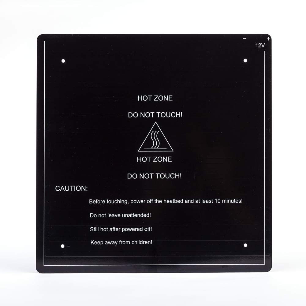 3D Printer - Flsun Square MK3 12V Heatbed Aluminum Bed 310mm310mm3mm Bed with Cable for Flsun 3D Printer