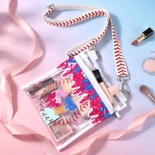 Image of Sanwuta Clear Baseball Bag Purse Stadium Approved