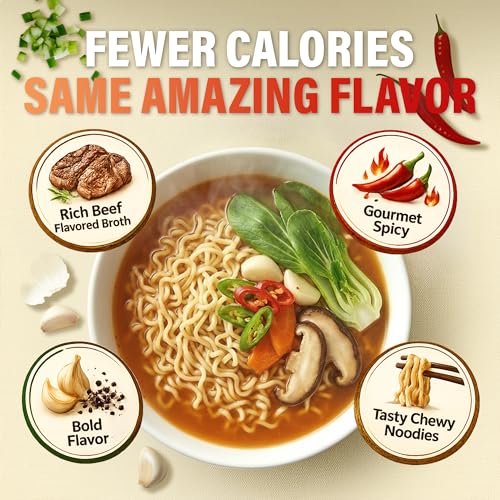 Image of Nongshim Shin Ramyun Light, Air-Dried Korean Ramen Noodles, 4 Pack