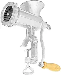 MÁQUINA MOEDOR MANUAL DE CARNE LINGUIÇA 8" FERRO FUNDIDO