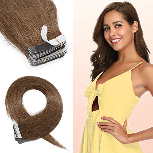 Tpe in Hair Human 22" 6 Brown