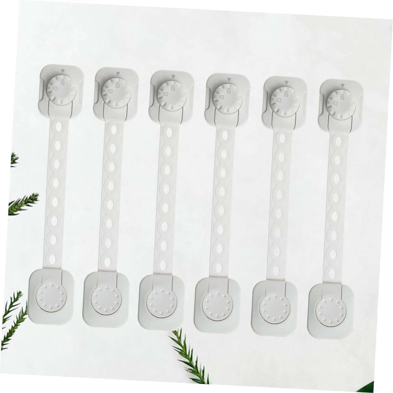 UPKOCH 12piezas Cerraduras De Seguridad Ajustables Para Cinta Multifuncional Para Armarios y Refrigeradores