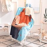 Manta Reversible:Microforro polar suave y cálido en un lado en un lado,forro polar Sherpa supersuave en el lado de la flip.Disfruta de la comodidad y calidez durante todo el año con esta manta suave