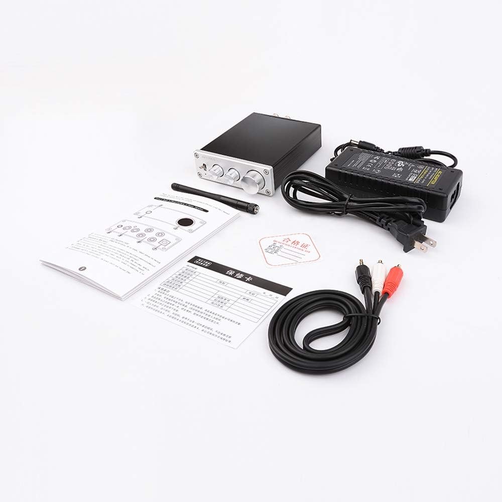 Buу 1 gеt 1 🔥 AIYIMA 2 Channel Bluetooth Amplifier 50W+50W TPA3116 HiFi Stereo CLAS D Amp with Bass and Treble Control & DC 19V Power Supply