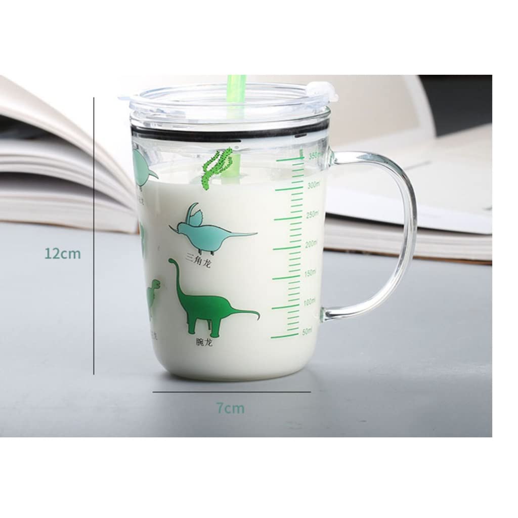 Taza medidora de Vidrio con Escala, Taza for Leche, Resistente a Altas temperaturas, for el hogar, Cocina, Hornear, Huevo batido, Taza medidora de Agua