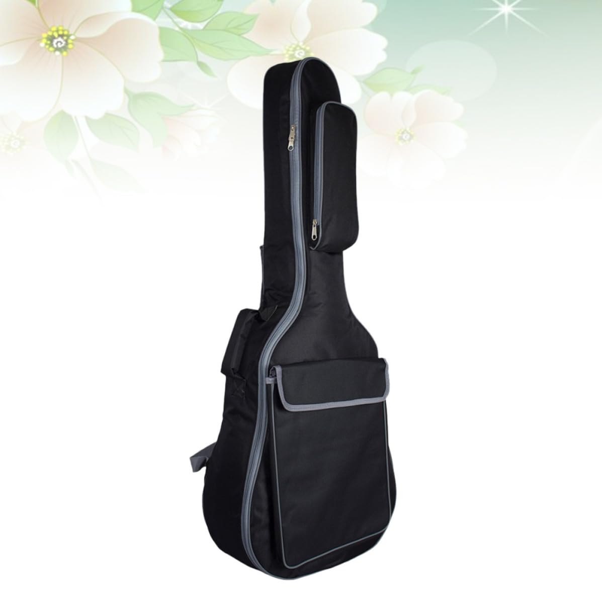 Mochila de de Nylon para Protección Correa para Transporte y Acolchada 41 Pulgadas Doble Cómodo y Seguro Guitarra Acústica
