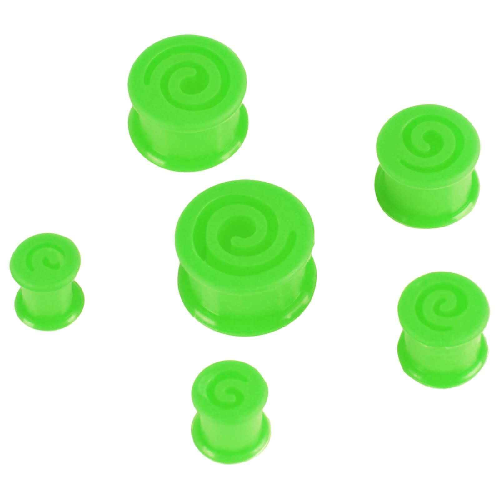 Daesar Ohr Plug Silikon, Tunnel 6-16MM Kreise Multicolor Ohrringe Piercing Ohr Expander Set
