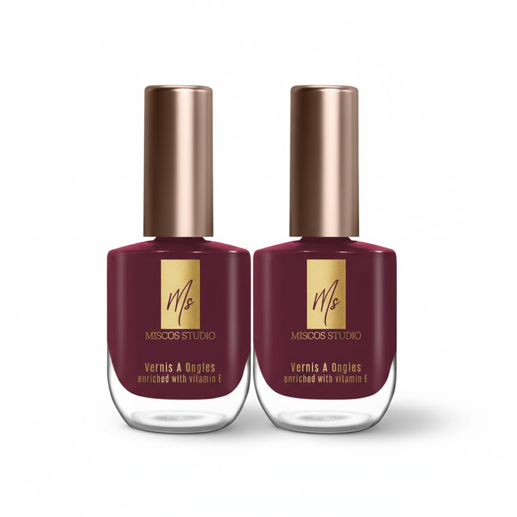 Glossy Combo Nail Paint | 15 Ml - Pack Of 2 | Quick Dry, Chip Resistant Nail Polish - No-Toxin, Vegan, Long Lasting Gel Finish with High Shine Nail Lacquer-image-24