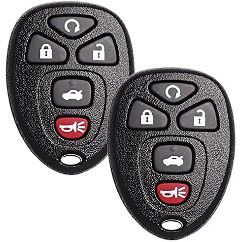 Remote Key Fob Replacement Fits for Chevy Malibu 2004 2005 2006 2007 2008 2009 2010 2012 Cobalt Pontiac G5 G6 Grand Prix Buick Lacrosse Saturn Aura Sky Keyless Entry Remote Control 22733524 KOBGT04A Cover