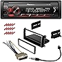 CACHÉ KIT6602 Bundle for 2007-2010 Chrysler Sebring with Pioneer Single Din Car Stereo with Bluetooth Digital Media Receiver in Dash AM/FM Radio and Complete Installation Kit (5item)