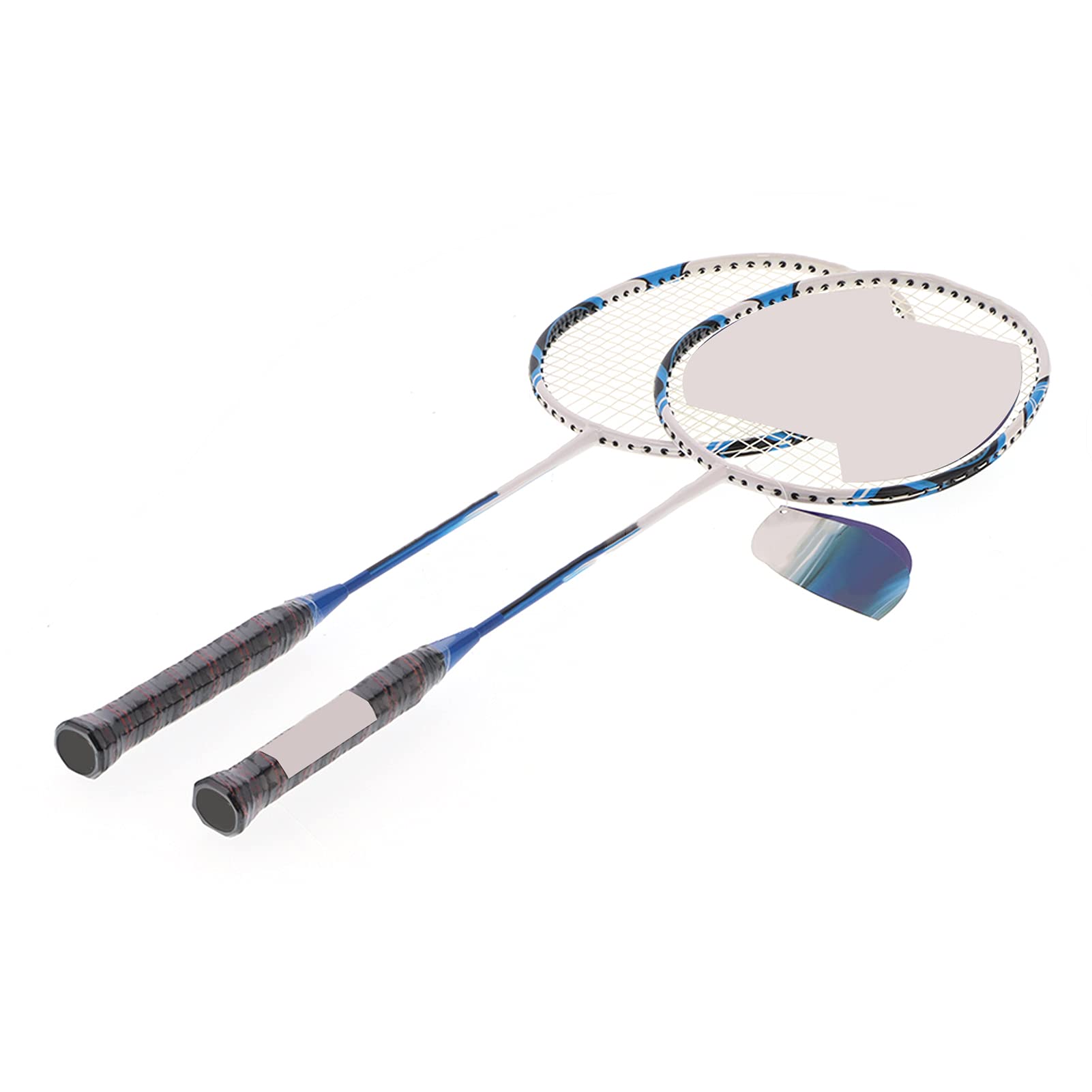Qqmora Set di Racchette da Badminton Leggere in Fibra di Carbonio per Adulti e Adolescenti, Gioco per 2 Giocatori con Borsa per il Trasporto