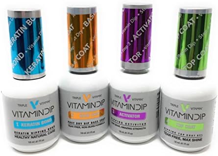 New Triple Vitamin Dip Liquid Set for Your Choice (Set of 4: Step 1,2,3 &4) image 2