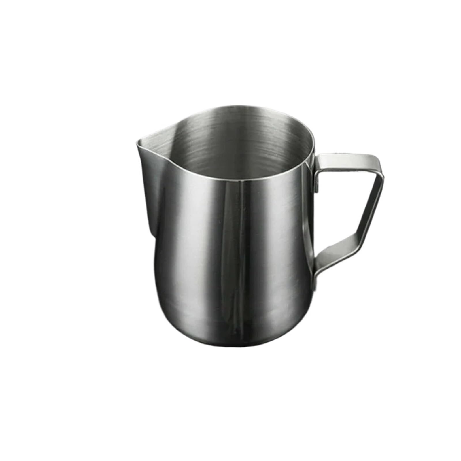 Milchschaum Kanne 100/350/600 ml Edelstahl-Aufschäumkännchen for Kaffee und Latte Art(350ml)