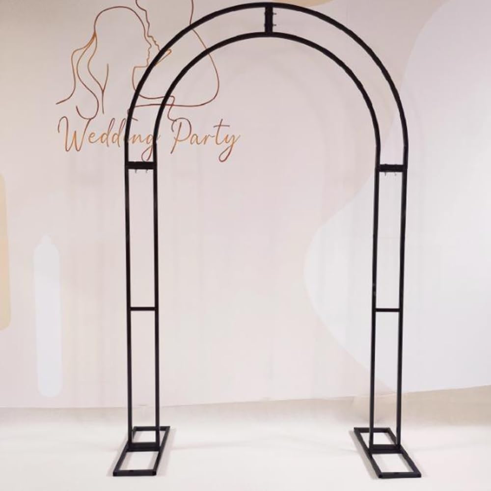 Arco de globos resistente para bodas, marco estable para flores