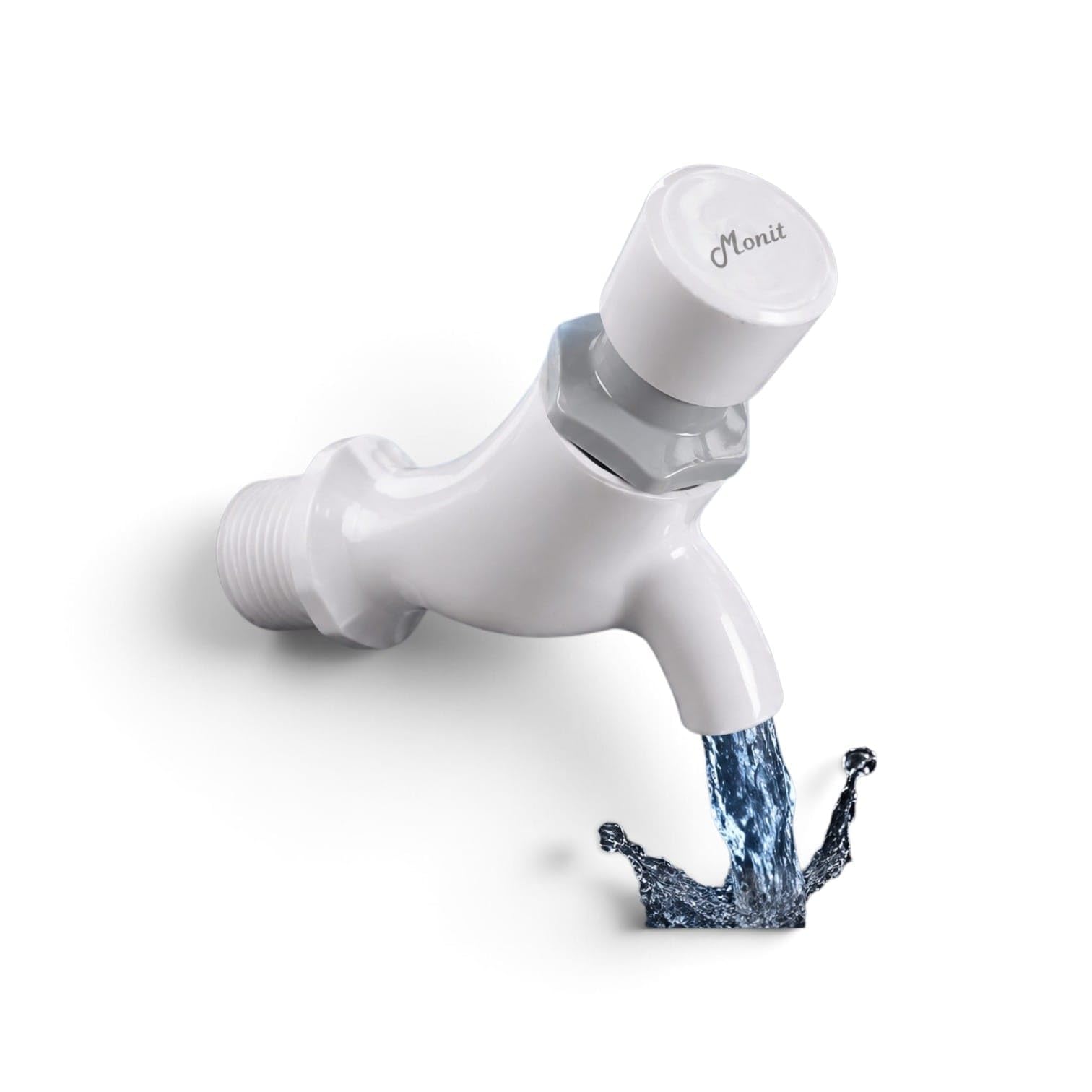 MONIT Plastic Push Cock Tap for Water Coolers, Bathroom, Kitchen and Washbasins | Durable & Easy to Use Faucet. with Teflon tap-image-8
