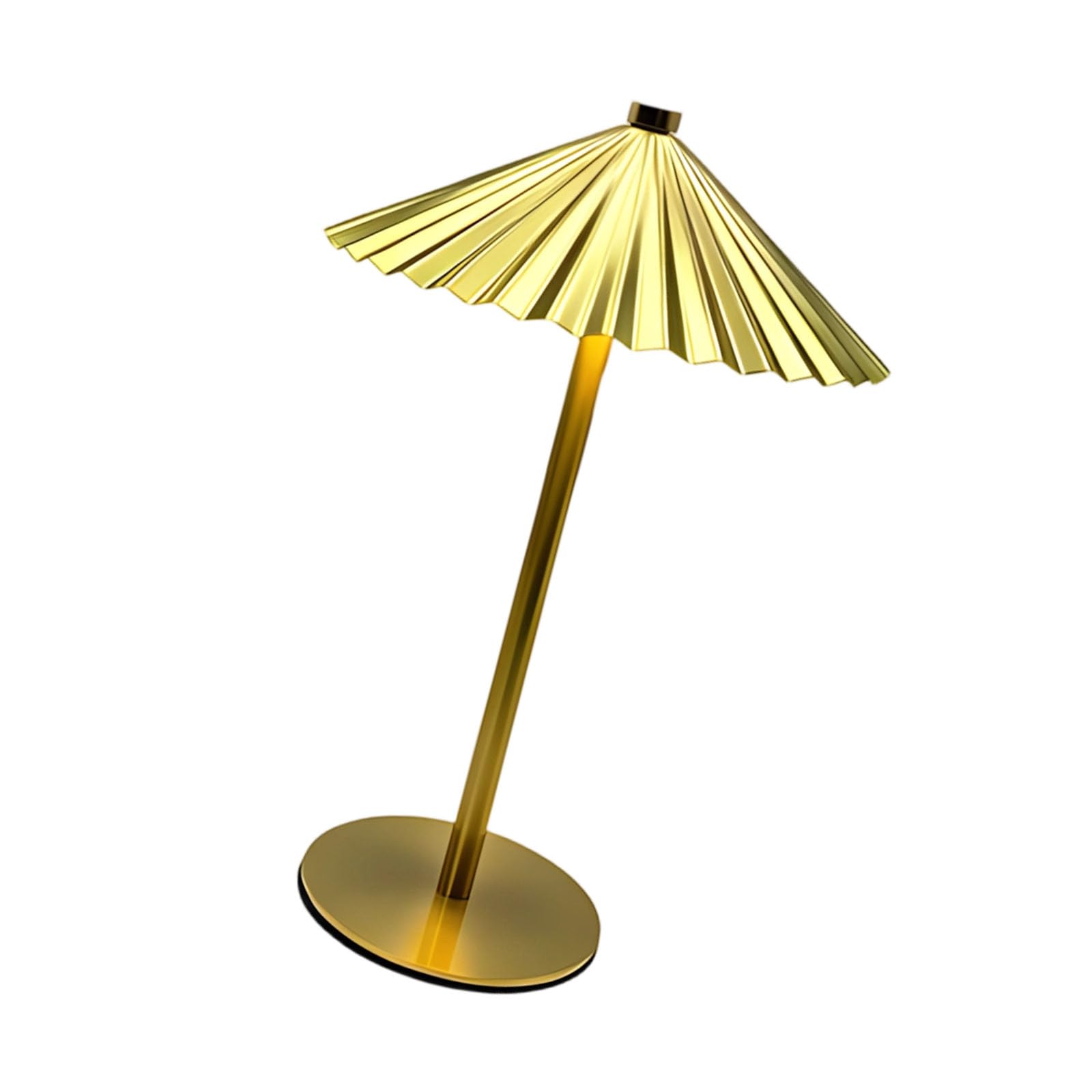 Oxxggkao Artistic Foldable Table Lamp with Warm Light and Sturdy Metal Construction Permanent Iron Art Nightstand Lamp