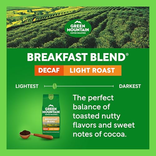 Green Mountain Coffee Roasters Breakfast Blend Decaf Ground Coffee - image 7