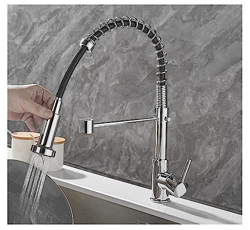 Robinet de lavabo monté sur le pont idéal pour nettoyer les grands plats de cuisine