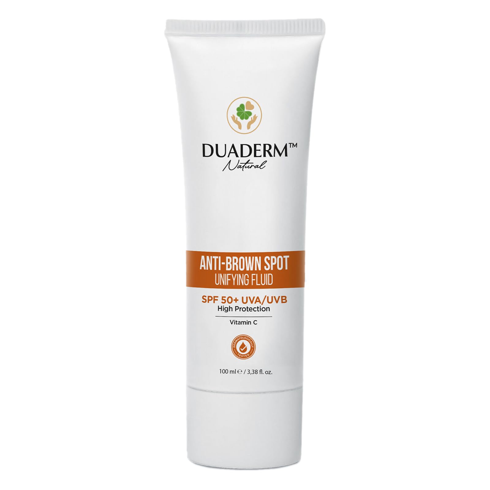 Duaderm Leke Karşıtı Vücut Güneş Kremi SPF50+, UVA/UVB Korumalı, Vitamin C İçerikli, 100 ml