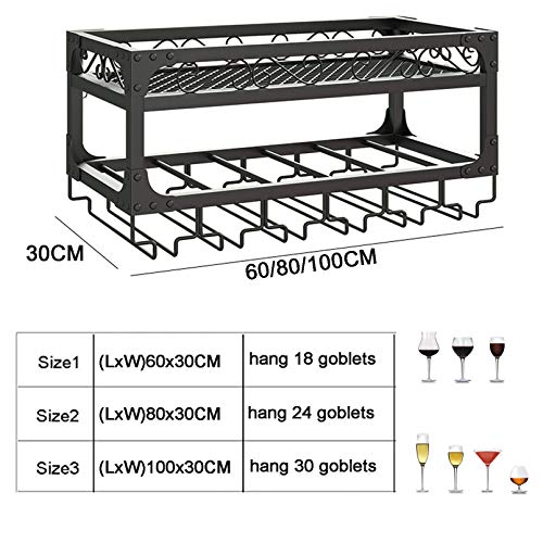 Étagères flottantes casier à vin support mural pour décoration de cuisine et bar loft - 4