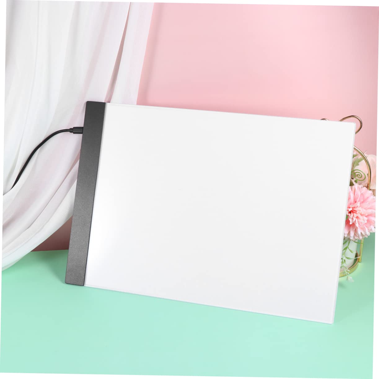 ULDIGI 1 Set Drawing Thin Pad Drawing Board LED Lightbox Tracing Board LED Copy Board A4 Light Table White