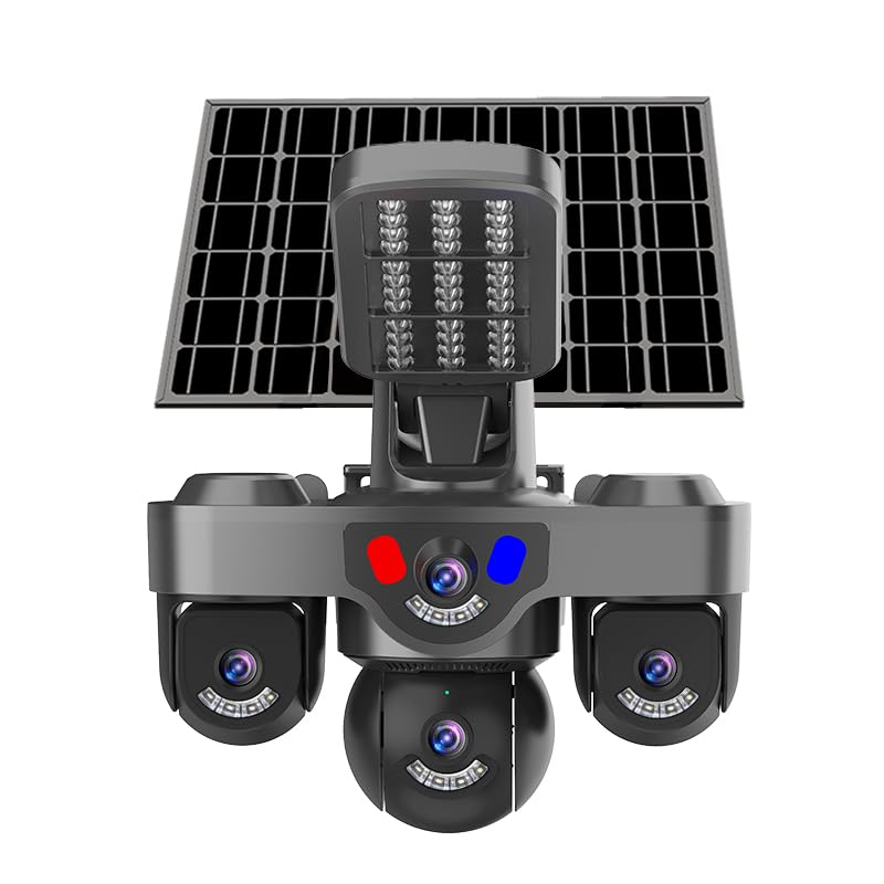 AOV Solar CCTV with Continuous Recording (24 * 7) 4G SIM Security Camera Outdoor Use | Tripple Lens 4+4+4mp | 2-Way Talk | Night Vision |360 Degree | Waterproof Surveillance Camera|AOV Model-picture-18
