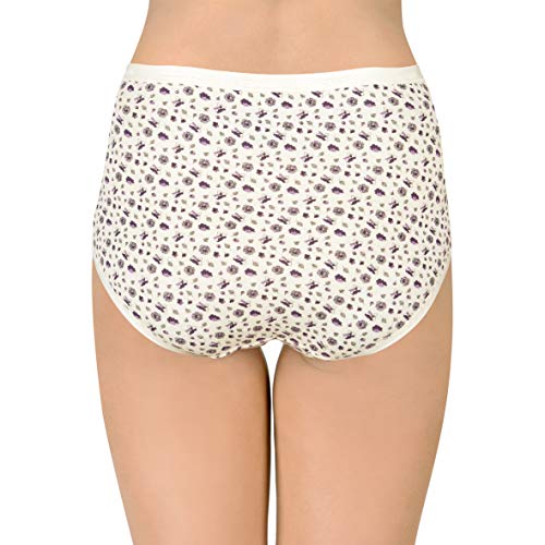 Image of Amante Printed Cotton Full Brief Panty Pack(Pack of 3)