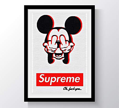 Supreme Poster Mural - Photography Art 17" x 30". Premium Art Print