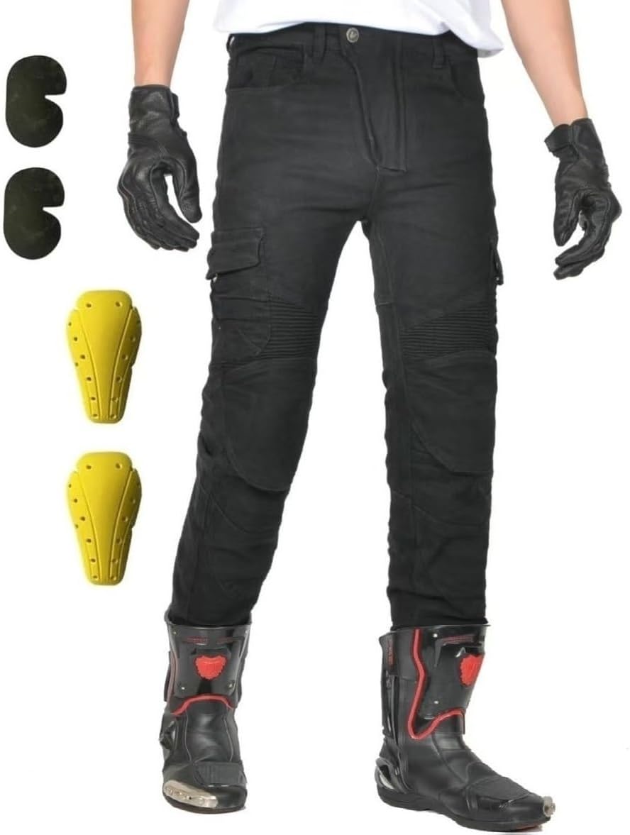 CBBI-WCCI Motorcycle Pants Trousers for Men Women Moto Jeans Motorbike Biker Riding Pants with Protector