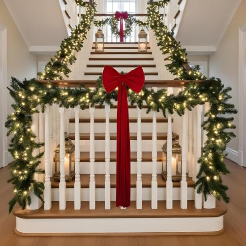Guirnalda de Navidad elegante para decoración refinada de hogar y banquetes 3