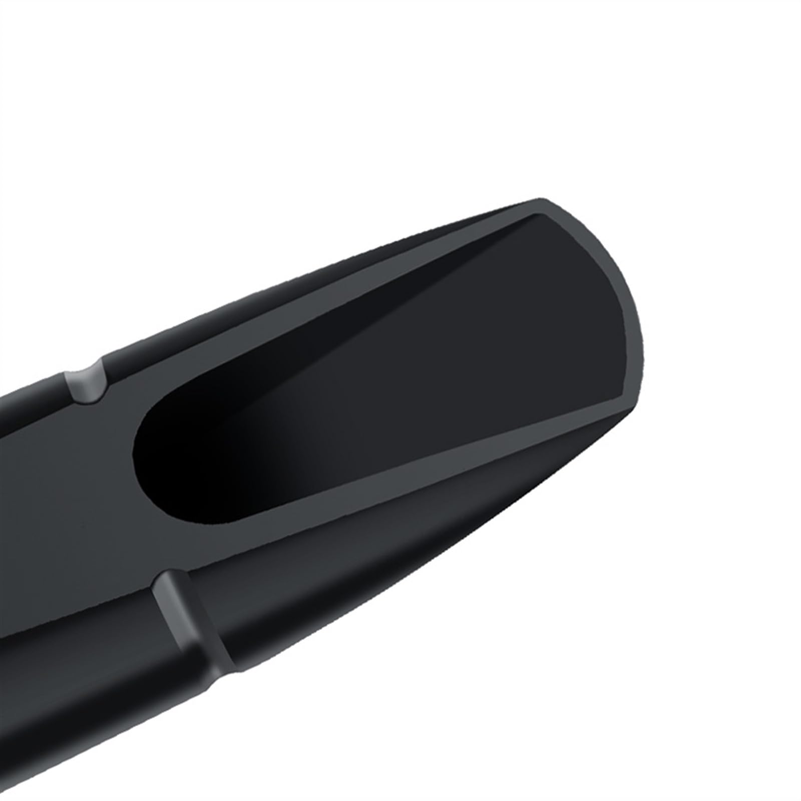 Części do Saksofonu Instrumentów Zestaw Ustników Do Saksofonu Altowego/tenorowego/wysokotonowego Bakelitowego 4C Z Metalowym Klipsem I Plastikową Nasadką Ustnika (Color : Tenor)