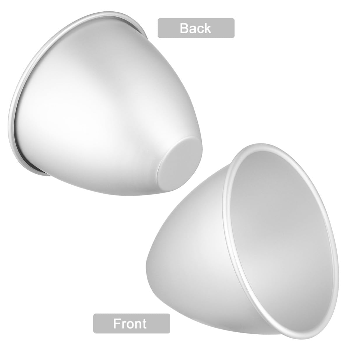 Abaodam 3pièces Moule à Gâteau à Fond Fixe Outil De Pâtisserie Antiadhésif Pour Gâteau Chiffon Cheesecake Et Mousse Accessoire De Cuisine Pratique Pour Amateurs De Pâtisserie