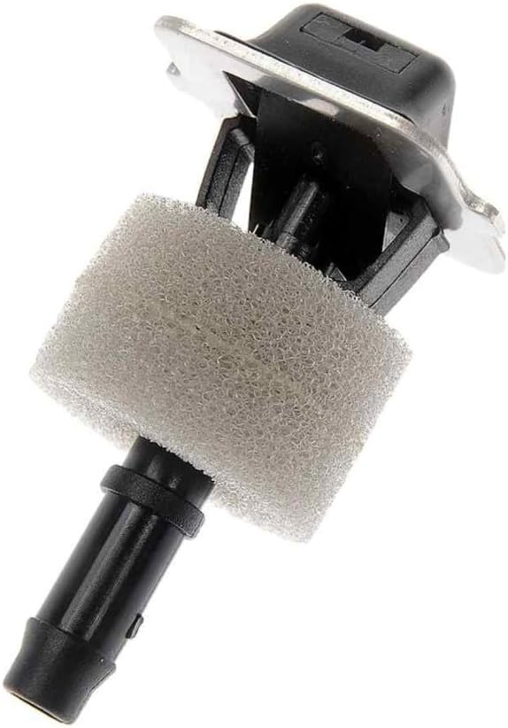 KarParts360 For Ford Explorer Sport Trac 2001 02 03 04 2005 Windshield Washer Nozzle | Plastic And Metal | Black And Silver | 0.3 Inches Hose Port Diameter | Replacement For F77Z17603BA