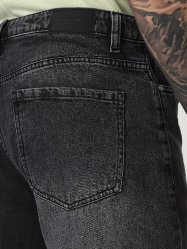 Image of Bewakoof Men's Baggy Fit Jeans