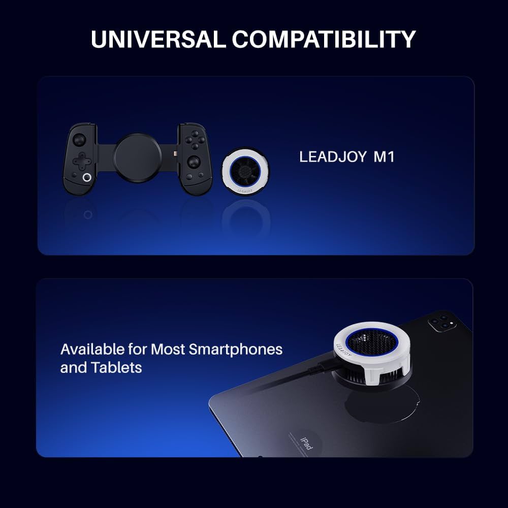 Leadjoy H1 Refroidisseur Smartphone Gamer - Magnétique, 3 Modes, Ultra-Léger (80g)