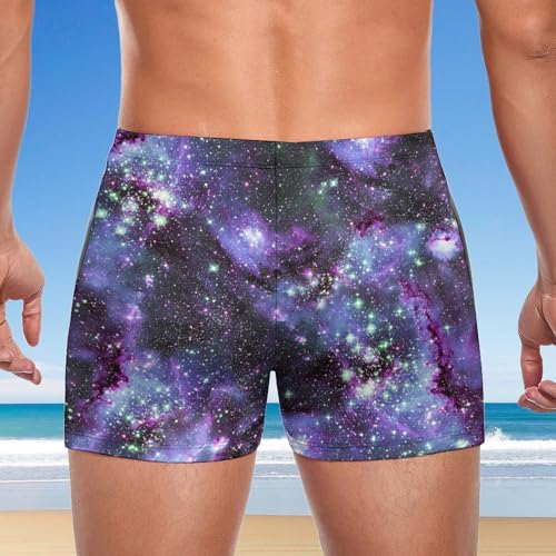 Short de bain galaxie pourpre pour vos vacances à la plage - 3