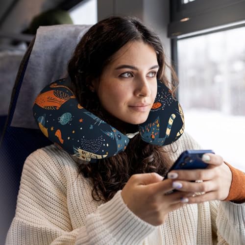 Almohada de viaje espuma viscoelástica tamaño único miniatura 6
