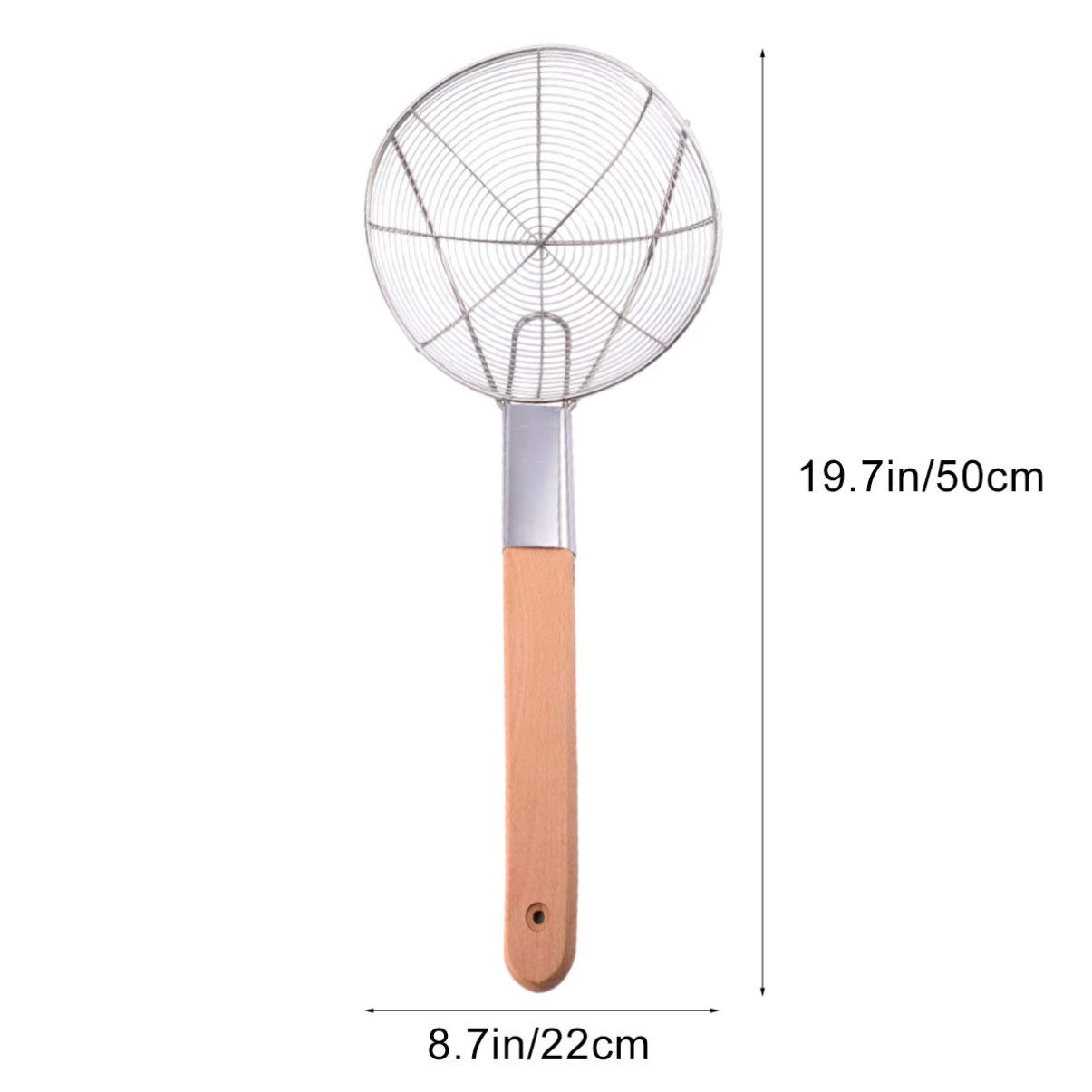 Spider noodle strainer Strainer Skimmer Ladle Stainless Steel Colander Spoon 22CM for Kitchen Frying Food Pasta Spaghetti strainer spoon ladle Noodle skimmer spoon