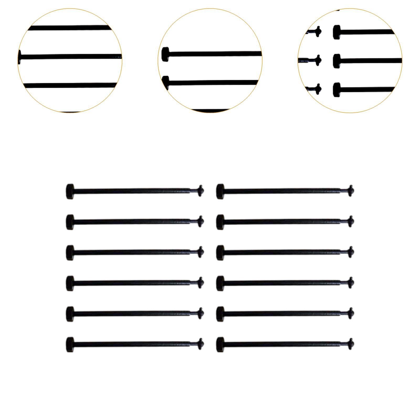 Garende 12x 1/87 HO Scale Train Accessories Trains Power Control Toys Hobbies Electric Train Parts, 45.6mm