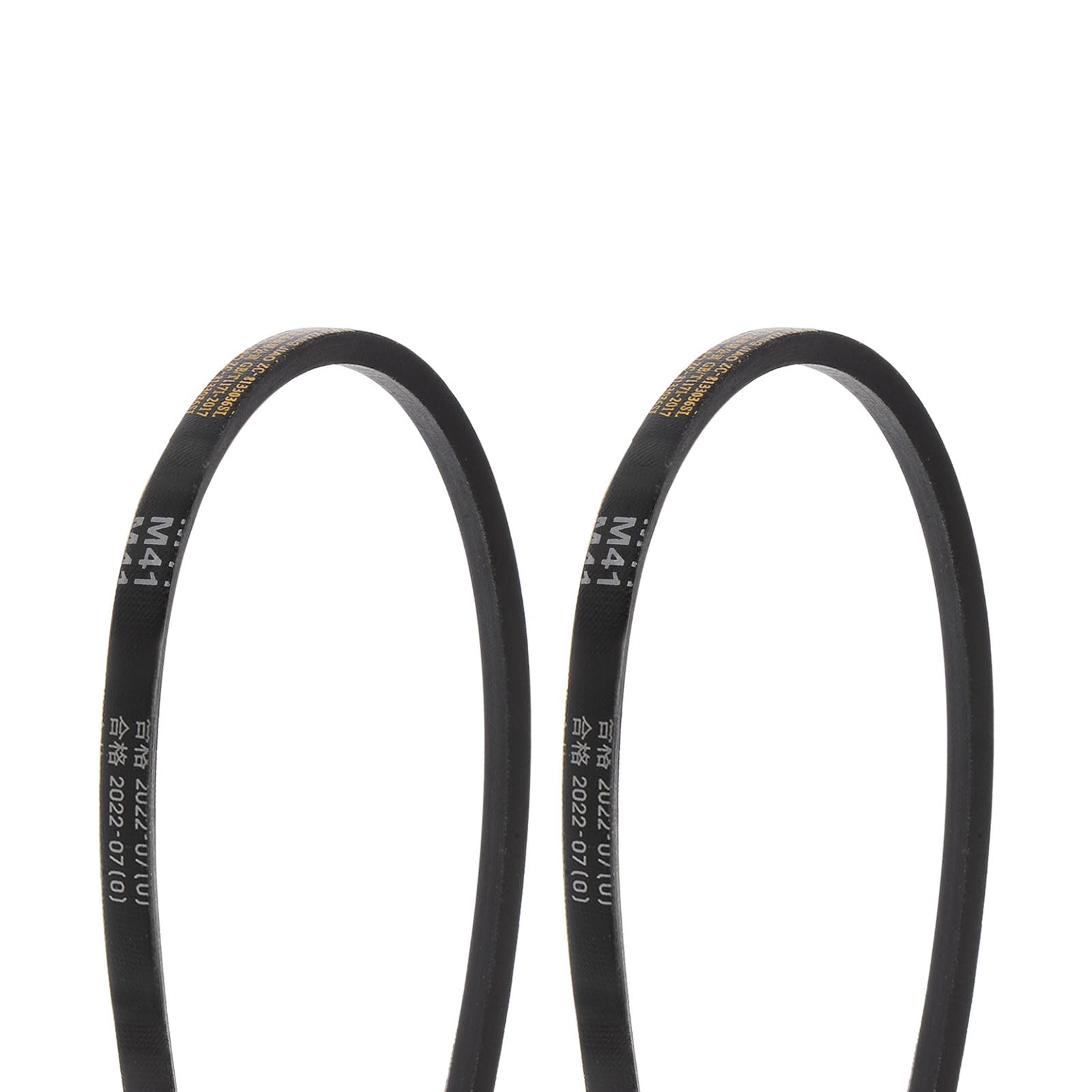 HARFINGTON 2Pcs M-16 Rubber V Belt Drive Transmission Belt 16" Pitch Girth 10mm Width 5.5mm Height JIS Standard Industrial Power Belt for Machinery Mower — Amazon image 13