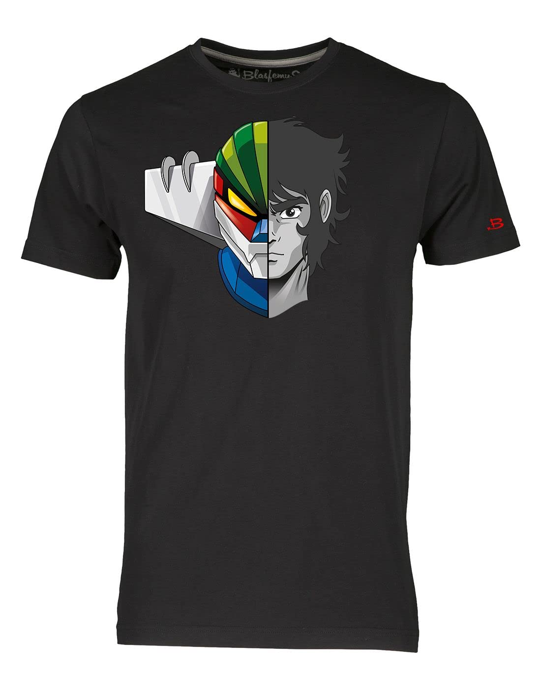 T-Shirt Uomo Robot Hiroshi Shiba Cartoni Anni 80