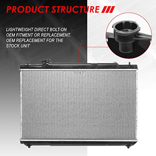 Image of Auto Dynasty 2453 Radiator for 2001-2007 Toyota Highlander 2.4L