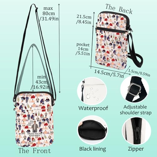 LEVLO Comedy Movie Crossbody Bag Adam Fans Gift You Ain't Cool Unless You Pee Your Pants Adam Shoulder Bag2